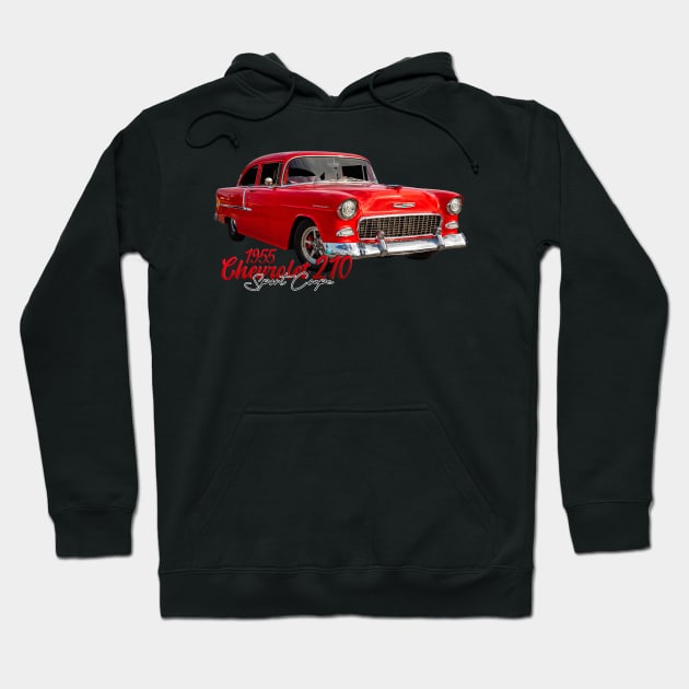 1955 Chevrolet 210 Sport Coupe Hoodie by Gestalt Imagery